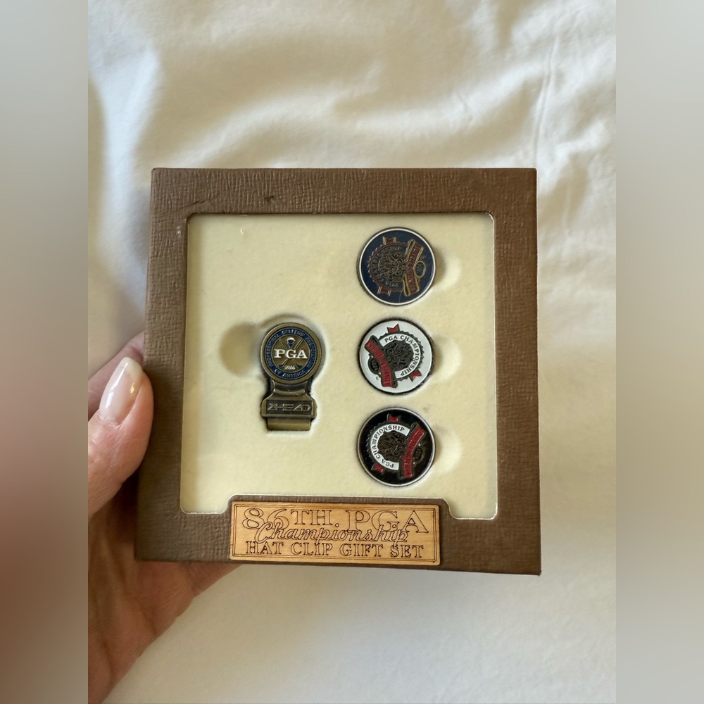Whistling Straights | 86th PGA Championship Hat Clips | 4 piece set | Magnetic